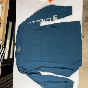 Carhartt Blue Long Sleeve Tee